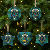 Rollo Ancient Tartan Crest Christmas Ceramic Ornament